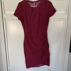 Alya ruched side dress